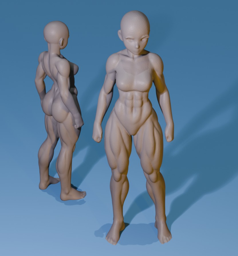 Female Body — Anime Muscular