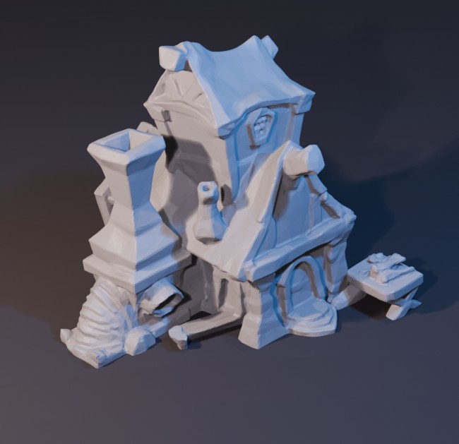 Medieval Building — A3