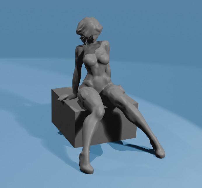 Diver — Sitting